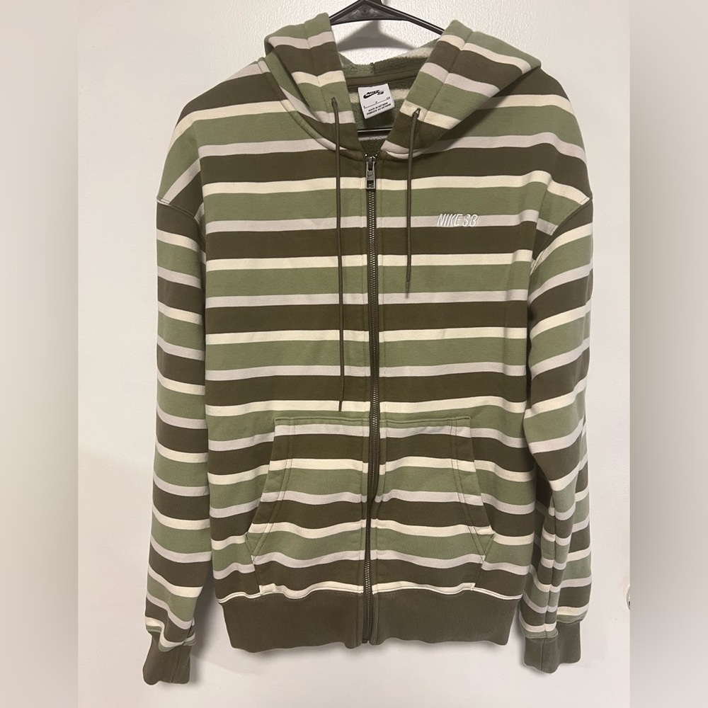 Nike SB Striped Fleece Hoodie Full zip